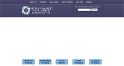 Desktop Screenshot of holyfamilyretreat.org